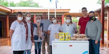 COSPVAL realizó donaciones a dos escuelas de Comandante Andresito