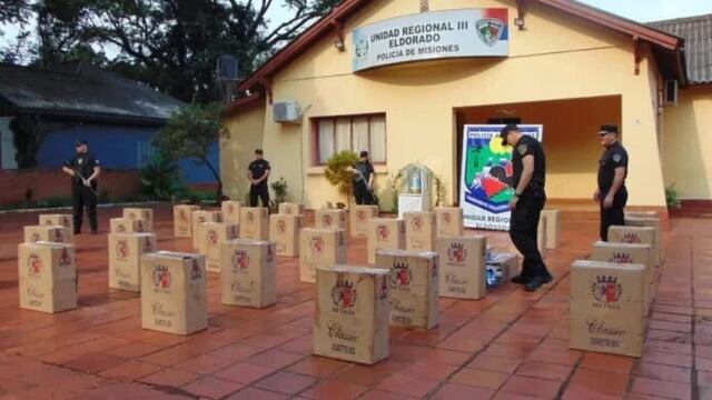 Interceptan una camioneta con cigarrillos de contrabando en Eldorado.