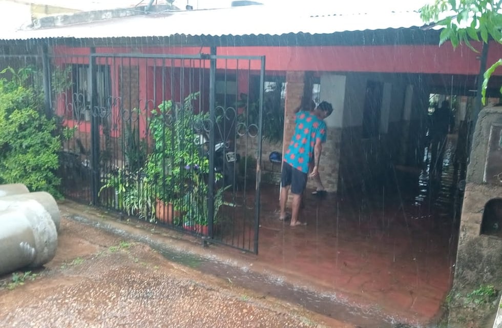 Intensas lluvias provocaron múltiples intervenciones policiales y de bomberos en Misiones