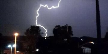 Misiones en alerta meteorológica por tormentas fuertes y granizo.