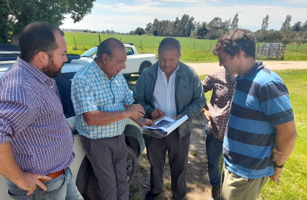 El intendente de Tres Arroyos visitó la Planta de Residuos de Bellocq y el predio de futuro Parque Industrial de Orense