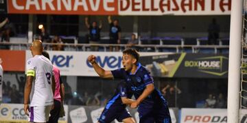 Gonzalo Lencina, autor del empate de Atlético Rafaela ante Villa Dálmine