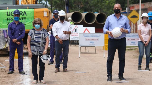 El gobernador Omar Perotti mantuvo una videoconferencia con el presidente Alberto Fernández desde Esperanza