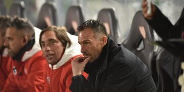 Diego Dabove dirigirá contra River el segundo partido como entrenador de Instituto. (Javier Ferreyra)