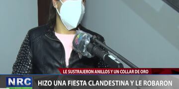 Morteros, una joven hizo una "clandestina" y le robaron. Canal 50 Morteros