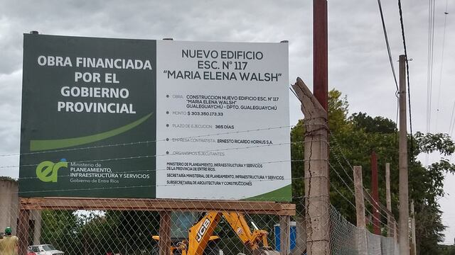 Obras en edificios escolares de Gualeguaychú