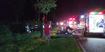 Accidente en avenida Maipú
