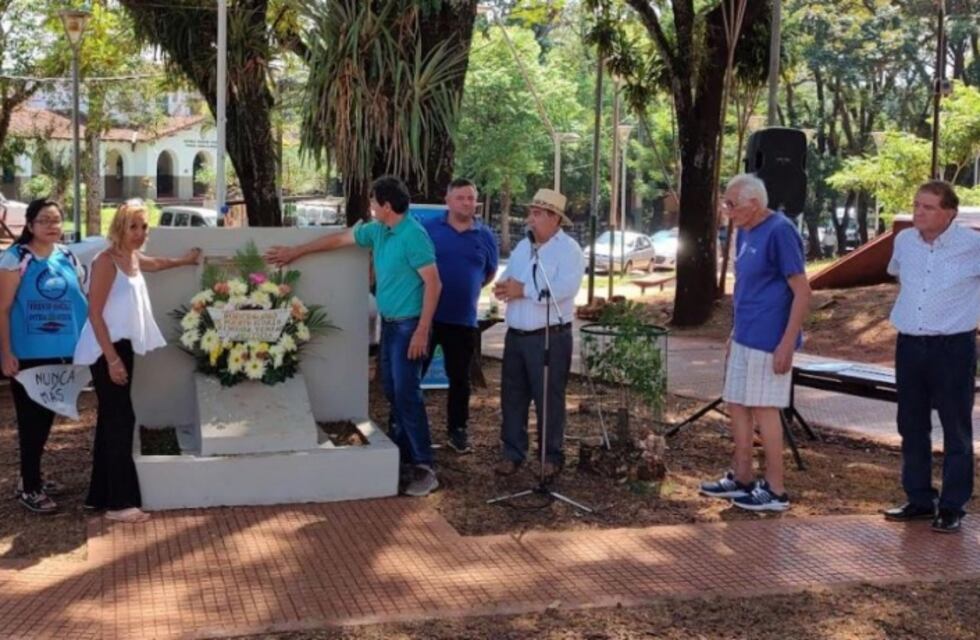 Emotivo acto en Puerto Iguazú para recordar a los desaparecidos de la última Dictadura Militar