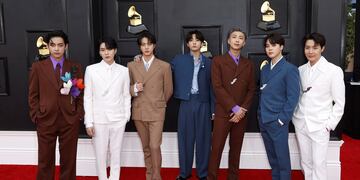 Alfombra roja de los Premios Grammy 2022.