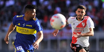 River y Boca retrasaron su partido por pedido de la seguridad. Foto Clarín.