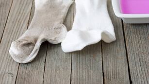 Trucos para dejar las Medias blancas.