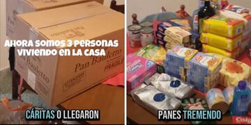 Son argentinos, viven en Italia para tener la ciudadanía y generaron polémica por mostrar las ayudas que Cáritas les da