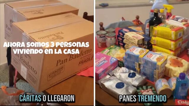 Son argentinos, viven en Italia para tener la ciudadanía y generaron polémica por mostrar las ayudas que Cáritas les da