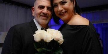 Un hombre y una mujer trans recibieron la bendición en una iglesia de Ushuaia. Gentileza
