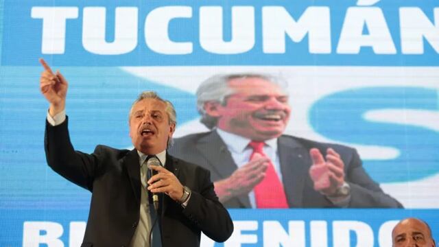 Alberto Fernández en Tucumán.