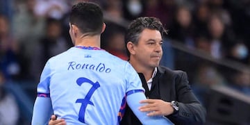 A Gallardo le preguntaron por Cristiano Ronaldo (Archivo)
