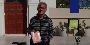 Walter viajará en bici de Córdoba a Luján para cumplir una promesa.