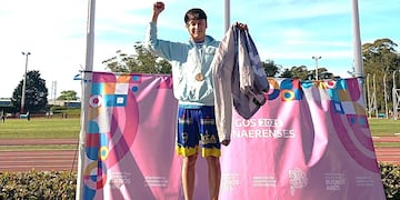 Joaquín Mieres, medalla de oro en los Torneos Boanerenses.