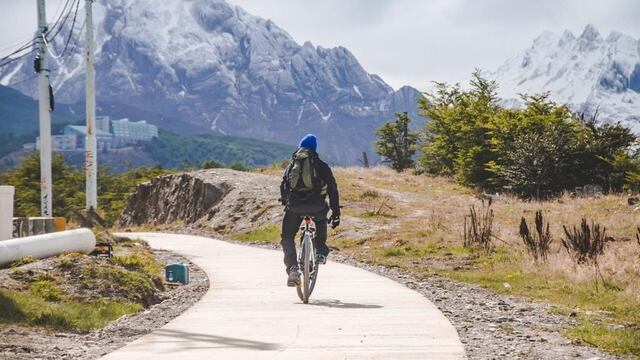Avanza la obra de la bicisenda “Pensar Malvinas” en Ushuaia