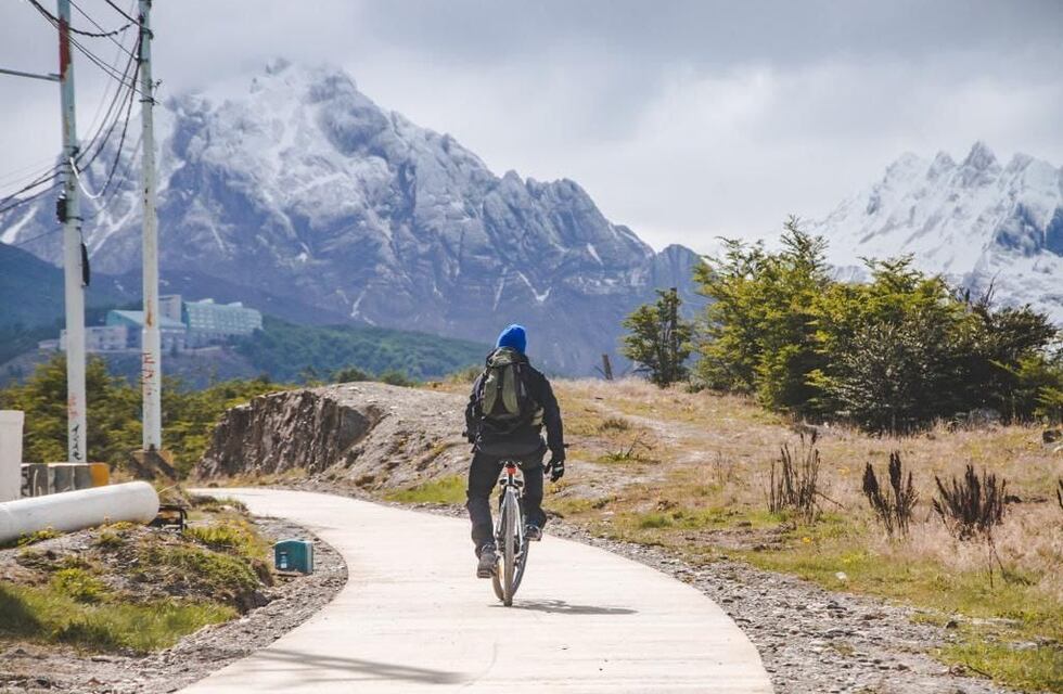Avanza la obra de la bicisenda “Pensar Malvinas” en Ushuaia
