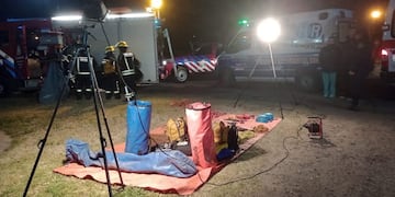 El menor fue encontrado sin vida dentro de la planta de Huinca Renancó. (Gentileza Cable Digital).