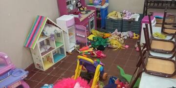 Los delincuentes desvalijaron la entidad educativa en el paraje rural Colonia Gelman en San Rafael.