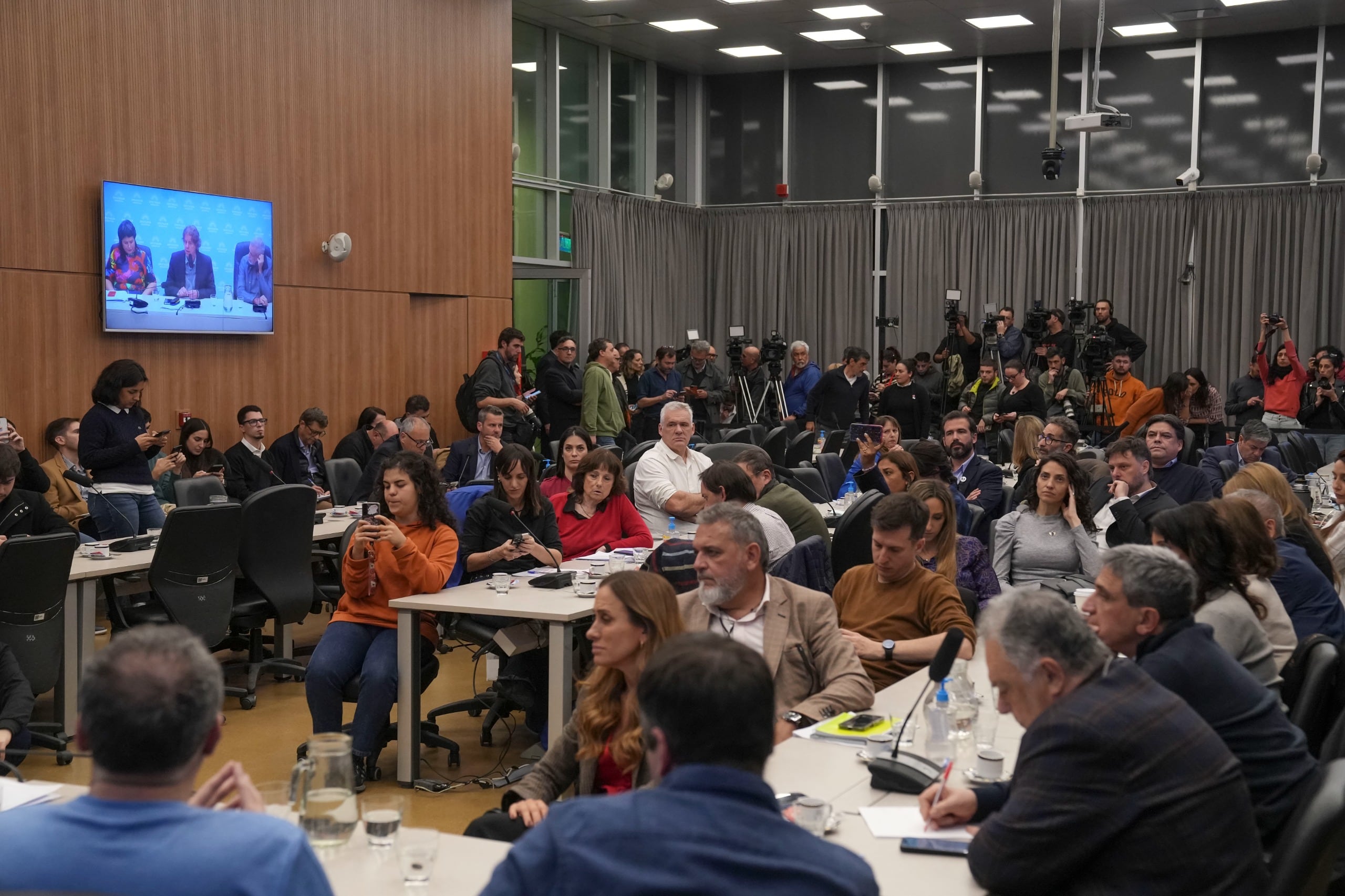 Diputados de la Comisión de Libertad de Expresión se reunieron por la denuncia del Gobierno contra periodistas (Foto: HCDN)