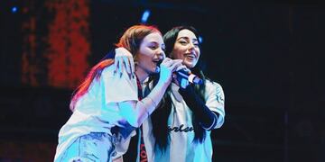 La autora de "Wapo traketero" volvió a compartir parte del recital con sus fans.