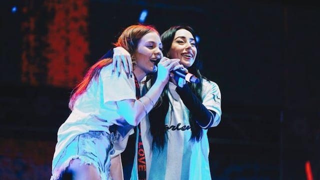 La autora de "Wapo traketero" volvió a compartir parte del recital con sus fans.