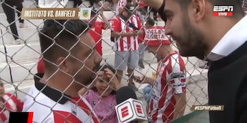 La insólita explicación de un hincha de Instituto para “eia” después de “pasar de largo” a la cancha.