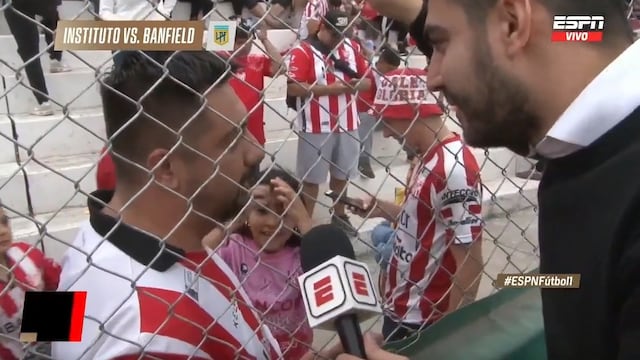 La insólita explicación de un hincha de Instituto para “eia” después de “pasar de largo” a la cancha.