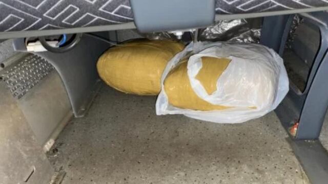 San José: secuestran marihuana trasladada en un ómnibus.