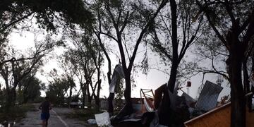 La tormenta dejó un desastre en San Jorge