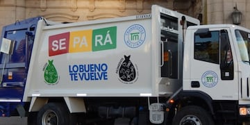 camión recolección de residuos Tres Arroyos
