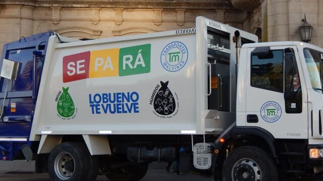 camión recolección de residuos Tres Arroyos