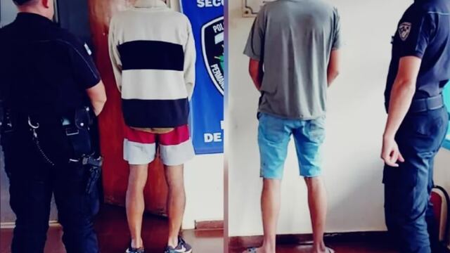 Detienen a dos personas por el robo a un taxista en Posadas.