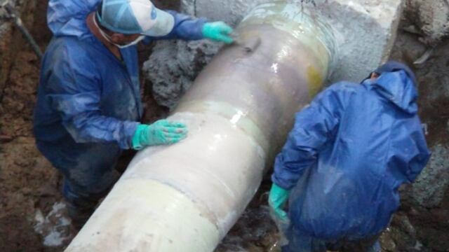 Reparaciones en el Acueducto Nogolí.