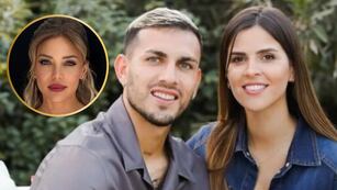 Camila Galante, Leandro Paredes y Evangelina Anderson.