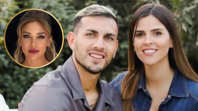 Camila Galante, Leandro Paredes y Evangelina Anderson.