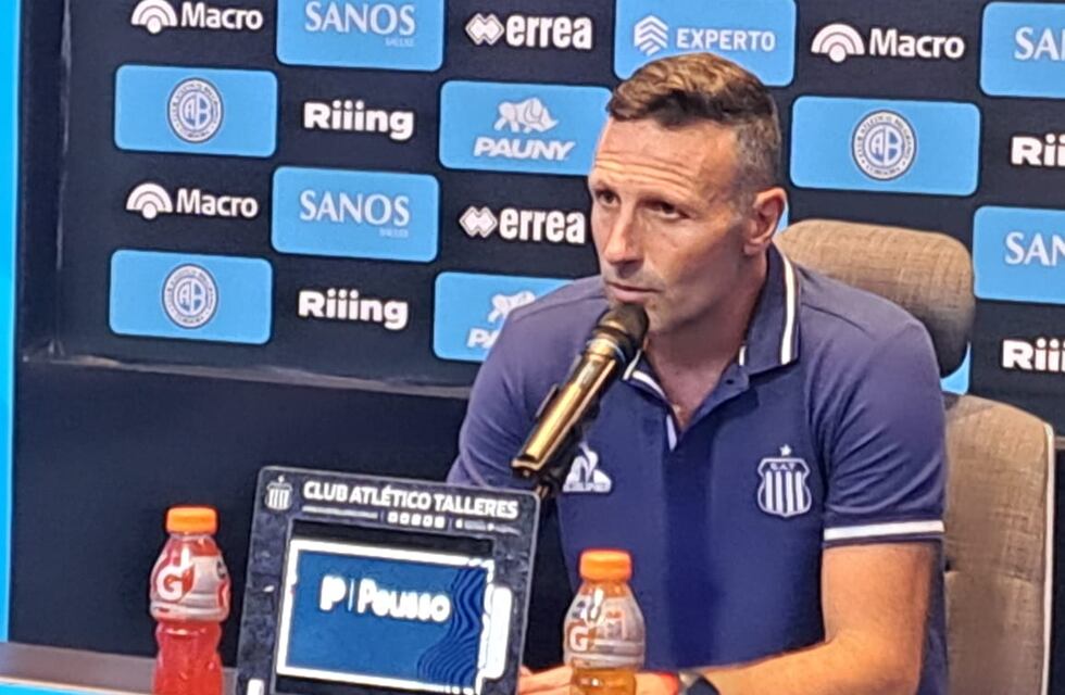 Walter Ribonetto, DT de Talleres: “Sólo sufrimos 15 minutos, después todo fue nuestro”