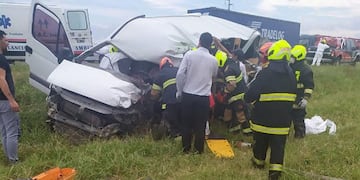 Accidente fatal en la Ruta Nacional número 7, a la altura de La Cautiva, en el sur de Córdoba.