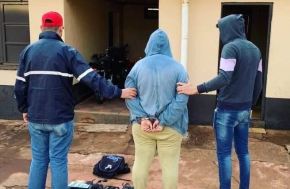 Detienen a un conocido delincuente en Oberá y recuperan objetos robados