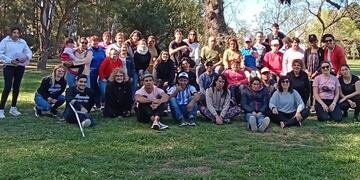 Casa Taller festejó la primavera en el Parque Cabañas de Tres Arroyos