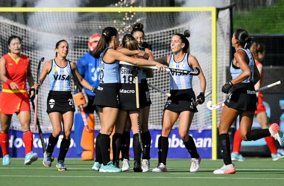 Pro League de hockey: mirá el gol de la mendocina Delfina Thomé para la victoria de Las Leonas sobre China
