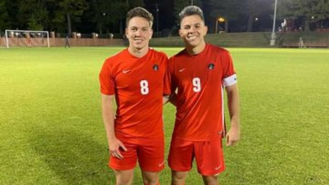 Los hermanos Maximiliano y Lucas Galizzi.