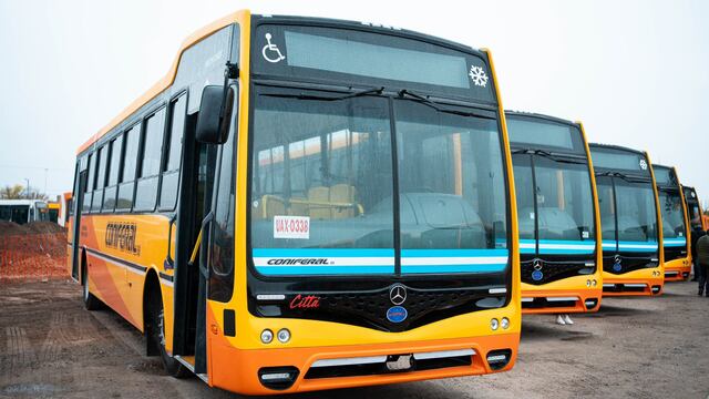 Las nuevas unidades de Coniferal que circulan en Córdoba desde las primeras horas del viernes 5 de julio.
