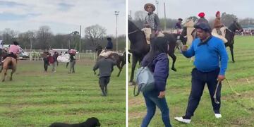 El hombre que protagonizó las agresiones. Foto: Captura de video