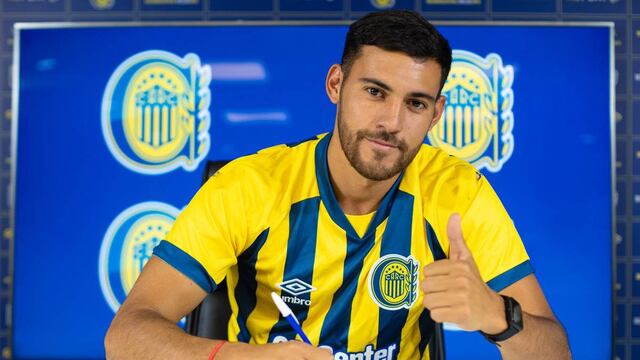 El delantero de 27 años se probó la camiseta de la Academia cuando firmó los papeles.