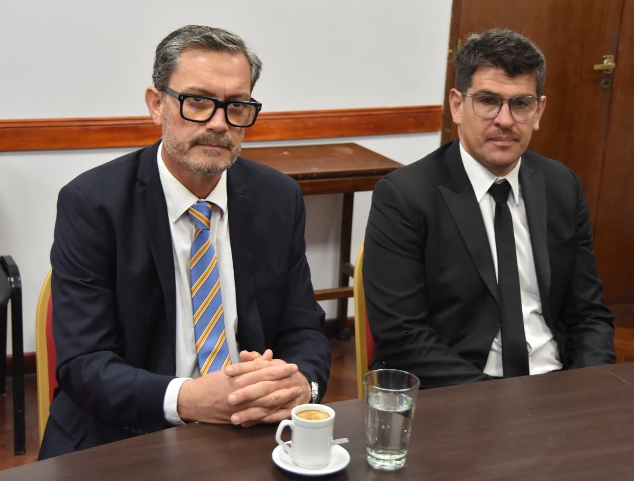 Alejandro Atilio Bossatti (izq.) y Gonzalo César de La Colina, los nuevos procurador general y adjunto, respectivamente, del Ministerio Público de la Acusación (MPA) de Jujuy.