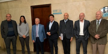 Los jueces de Suprema Corte de Justicia de Mendoza, Mario Adaro, Teresa Day, Julio Gómez, Omar Palermo (foto), José Valerio, Dalmiro Garay y Pedro Llorente.
Foto: Orlando Pelichotti